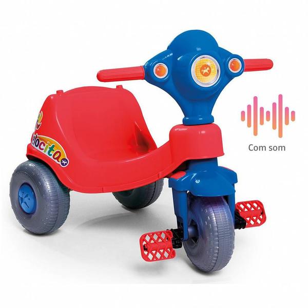 Imagem de Velotrol Triciclo Carrinho de Passeio Velocita Vermelho