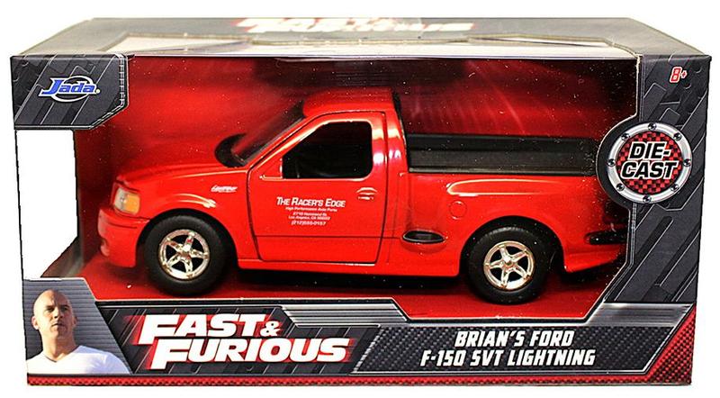 Imagem de Velozes e Furiosos Ford F-150 Brian SVT Lightning Jada 1/32