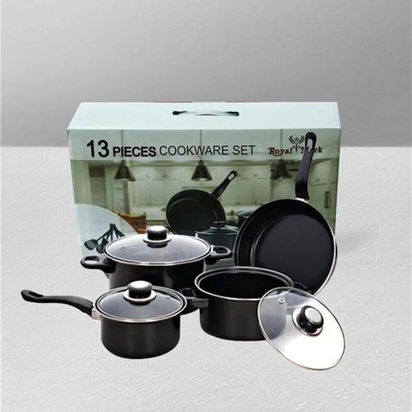 Venda imperdível 13 peças de cozinha barata kit panelas e espatulas - CONJUNTOPANELA13PCS Imagem de Venda imperdível 13 peças de cozinha barata kit panelas e espatulas