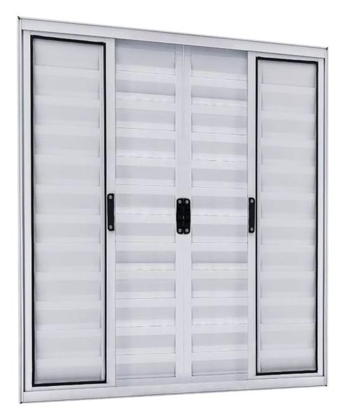 Veneziana 6 Folhas - Alumínio Branco - Linha 18 Modular - Jaguar esquadria Imagem de Veneziana 6 Folhas - Alumínio Branco - Linha 18 Modular