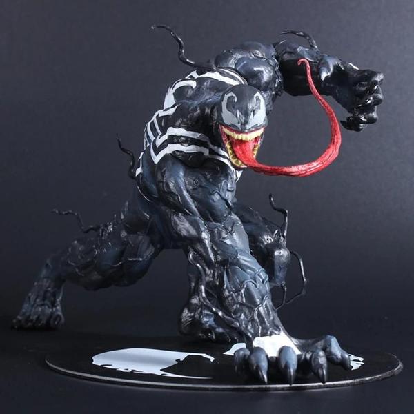 Imagem de Venom Homem-aranha Figura De Ação Marvel Vingadores Anime Modelo Decoração Brinquedos De Aniversário