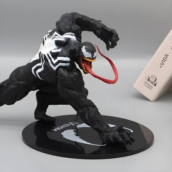 Imagem de Venom Homem-aranha Figura De Ação Marvel Vingadores Anime Modelo Decoração Brinquedos De Aniversário