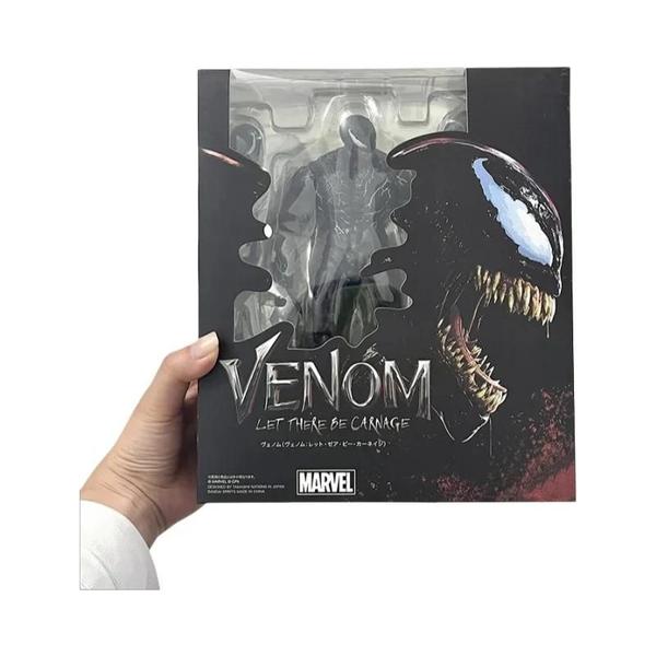 Imagem de Venom Red Carnage SHFiguarts Action Figure Anime Modelo Brinquedo Presentes De Aniversário