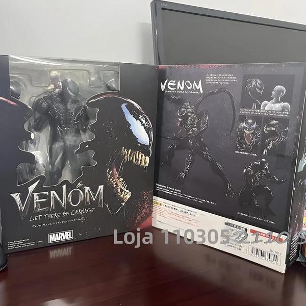 Imagem de Venom Red Carnage SHFiguarts Action Figure Anime Modelo Brinquedo Presentes De Aniversário