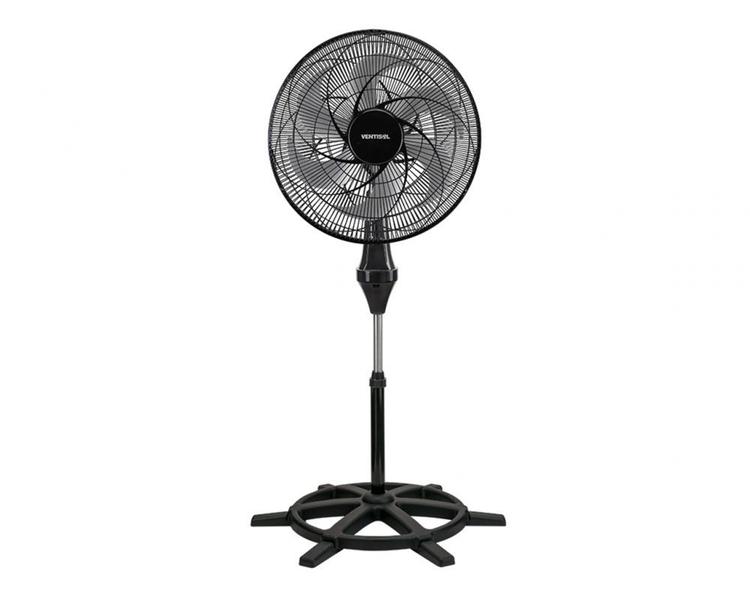 Imagem de Ventilad Coluna Oscil Preto Turbo 6 Pas 50Cm 135W 220V