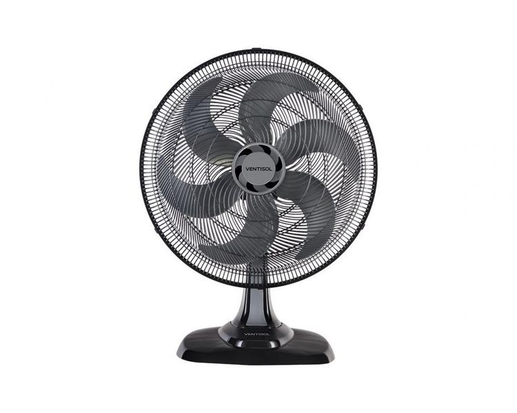 Imagem de Ventilad Mesa Turbo Preto 6 Pas 50Cm 135W 127V