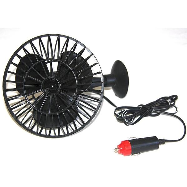 Imagem de Ventilador 12v automotivo com ventosa para carro van caminhão e barco