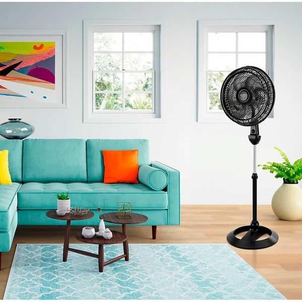 Imagem de Ventilador 3 Em 1 Britânia 40Cm 6 Pás 160W Bvt466 Preto 127V