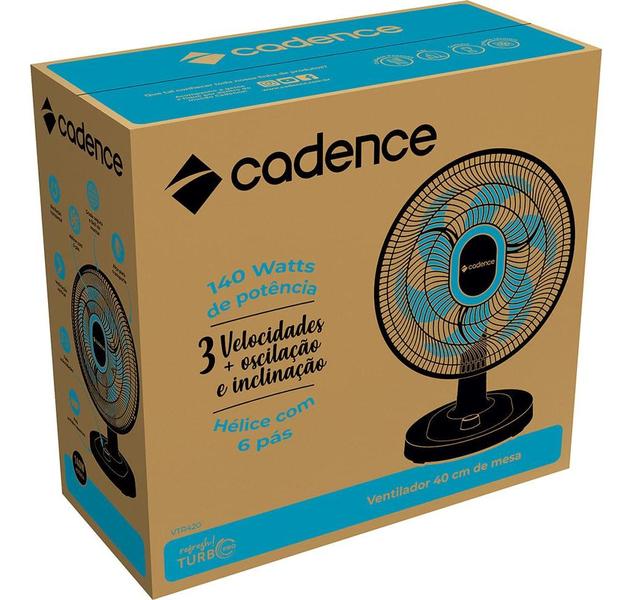 Imagem de Ventilador 40cm cadence refresh turbo pro preto 220v