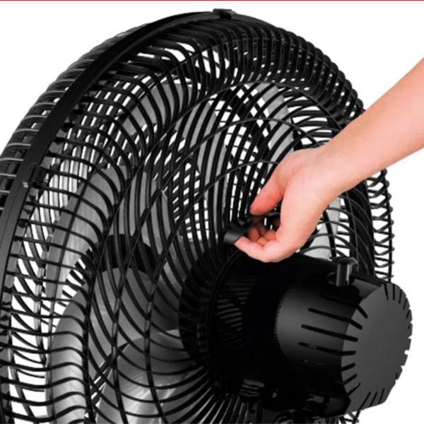 Imagem de Ventilador 40cm De Mesa Turbo Silêncio 8 Paletas Mondial  VTX-40-8P Preto 140W de Potência