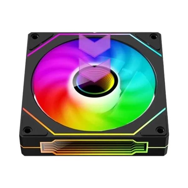 Imagem de Ventilador ARGB PWM Silencioso de 12cm Upsilon UF-1 Prism 4 Pro - Para Gabinete de PC