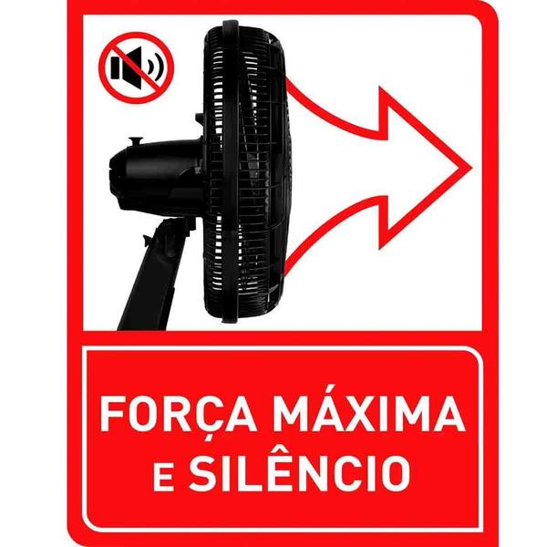 Imagem de Ventilador Arno Turbo Force silencio 2 em 1 Preto VF42 220V