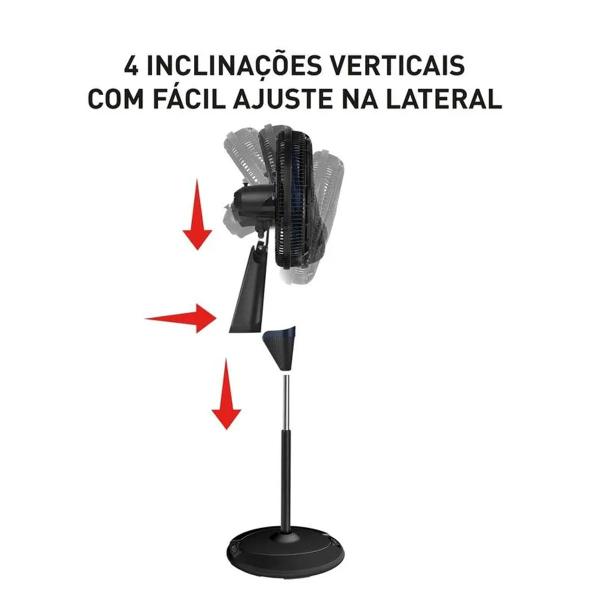 Imagem de Ventilador Arno X-treme 9 2 em 1 40cm VE9M - 127V