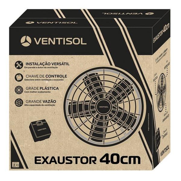 Imagem de Ventilador Axial 40cm Exaustor Industrial Reversível 127v