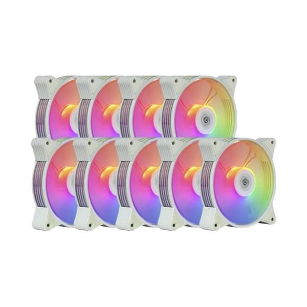 Imagem de Ventilador Case Aigo AR12 120mm RGB Silencioso - Aura Sync, Porta SATA e Controlador