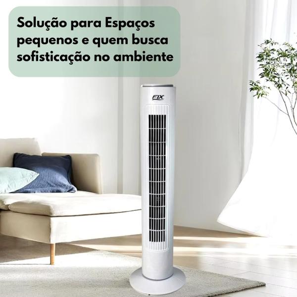 Imagem de Ventilador Circulador de Ar Coluna Silencioso e Potente 220v