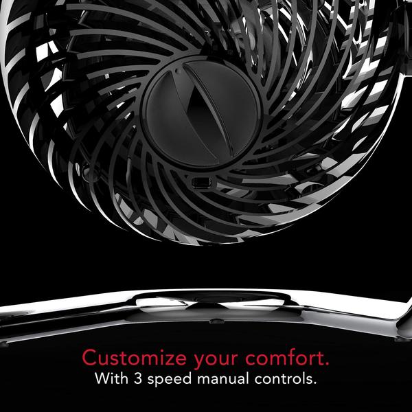 Ventilador Circulador de Ar Vornado Pivot3 Compact 3 Speed de Mesa - Preto Imagem de Ventilador Circulador de Ar Vornado Pivot3 Compact 3 Speed de Mesa - Preto