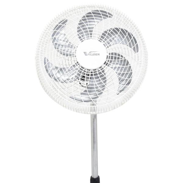 Imagem de Ventilador Coluna 50cm Plástico Branco 200W Industrial Turbo Turbão 6 Pás Bivolt 110V 220V Vitalex