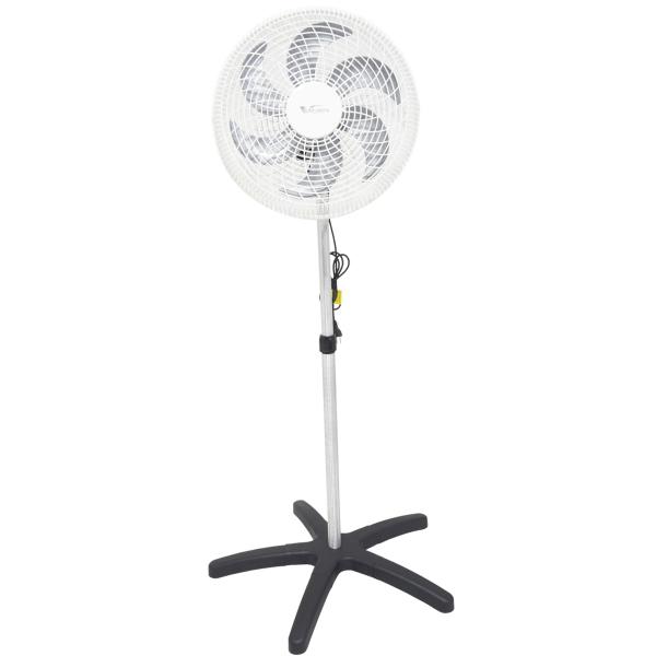 Imagem de Ventilador Coluna 50cm Plástico Branco 200W Industrial Turbo Turbão 6 Pás Bivolt 110V 220V Vitalex