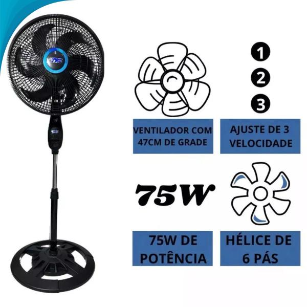 Imagem de Ventilador Coluna 75W Para Decoração Da Sua Casa