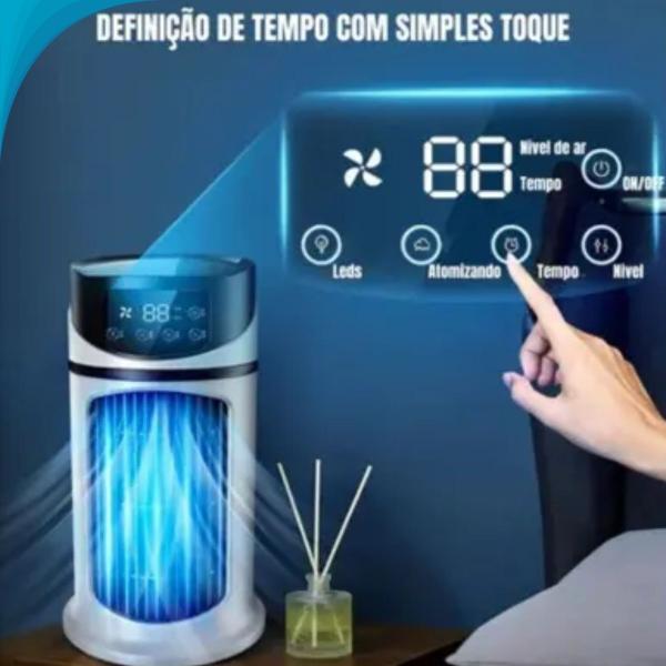 Imagem de Ventilador com Função Pulverizadora de Água Perfeito Para Escritório Com Garantia