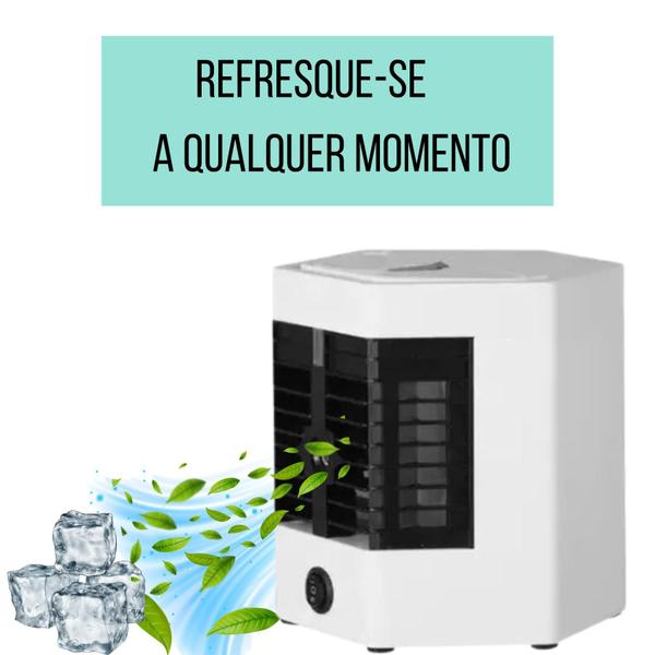 Imagem de Ventilador com Pulverização e Umidificação