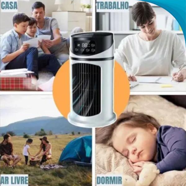 Imagem de Ventilador com Pulverizador de Água Para Casa e Escritório Com Garantia