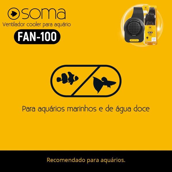 Imagem de Ventilador cooler soma fan-100 (usb)