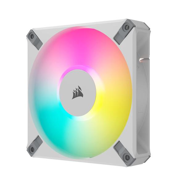 Imagem de Ventilador Corsair iCUE AF120 RGB Elite 120 mm PWM Branco