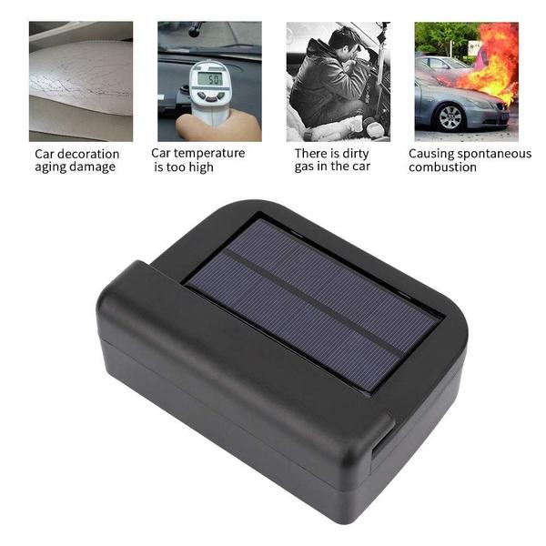 Imagem de Ventilador de carro Solar Power Auto Air Vent Resfriing System Keenso