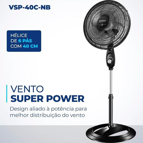 Imagem de Ventilador de coluna 40cm 6 pás Super Power - Mondial