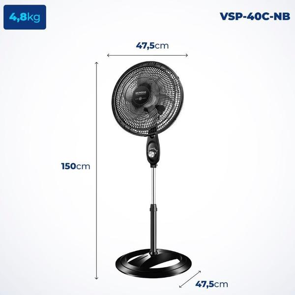 Imagem de Ventilador de coluna 40cm 6 pás Super Power - Mondial