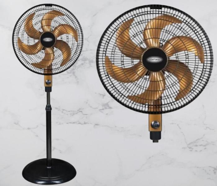 Imagem de VENTILADOR DE COLUNA 40CM TURBO PRETO/BRONZE 220V  126w VENTIMAIS