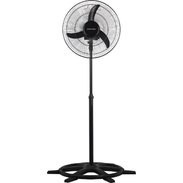 Imagem de Ventilador de Coluna 50cm Preto com Grade de Aço Premium - 533 - VENTISOL