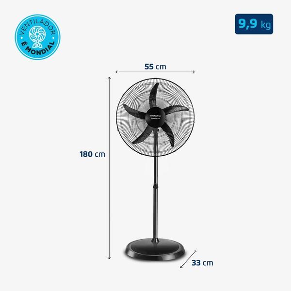 Imagem de Ventilador de coluna 55 cm 5 pás oscilante - NVC-PRO-55 - Mondial