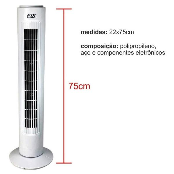 Imagem de Ventilador de Coluna Circulador de Ar Potente Silencioso Refrescante Conforto Térmico - 220v