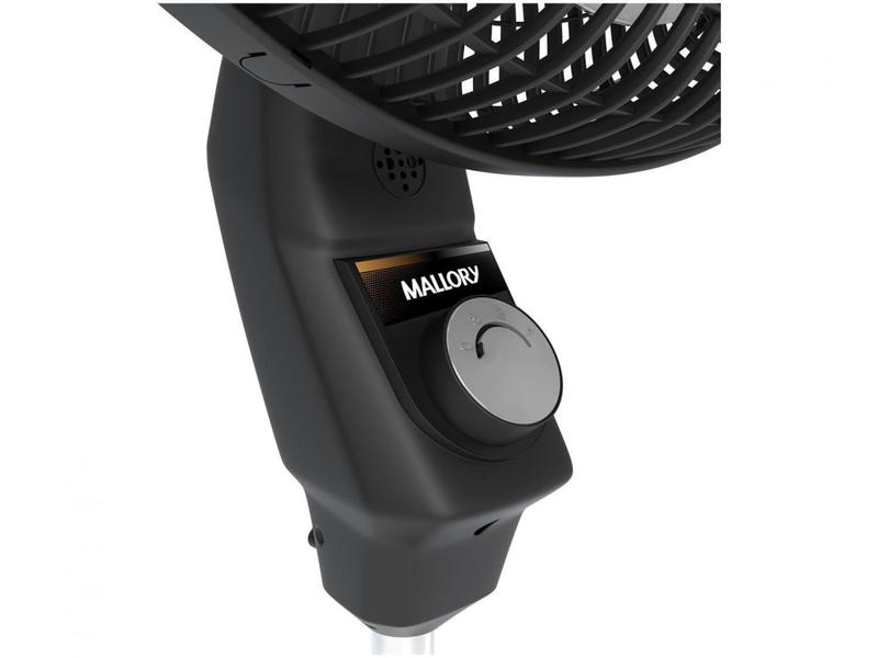 Imagem de Ventilador de Coluna Mallory Eolo 40cm 6 Pás - 3 Velocidades Preto e Cinza