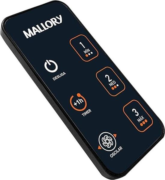 Imagem de Ventilador de Coluna Mallory Max Control Preto e Grafite - 127V