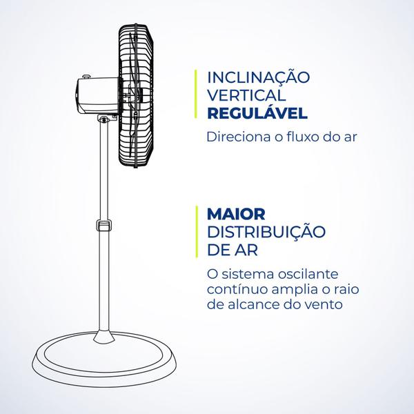 Imagem de Ventilador de Coluna Mondial NVC-PRO-55