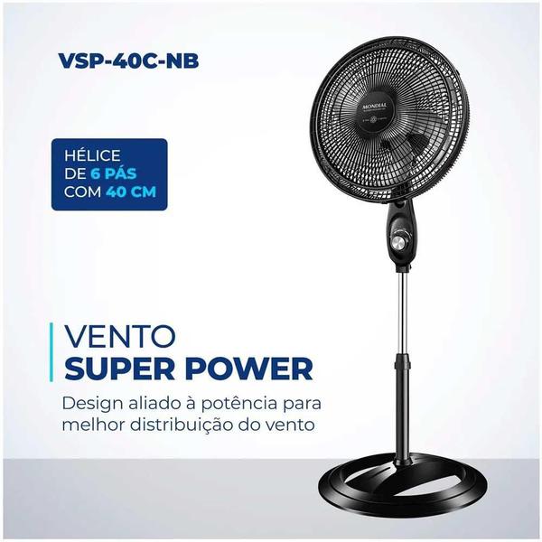 Imagem de Ventilador de Coluna Mondial Super Power VSP-40C-NB - 127V