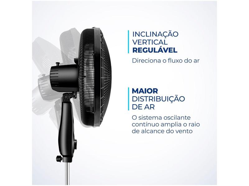 Imagem de Ventilador de Coluna Mondial Super Power VSP-40C-NB 40cm 6 Pás 3 Velocidades Preto