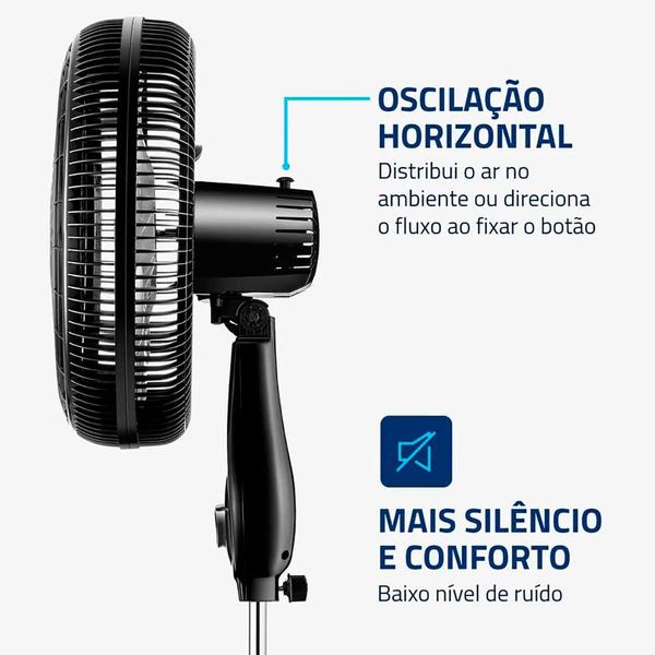 Imagem de Ventilador de Coluna Mondial Turbo 40cm 8 Pás 3 Velocidades