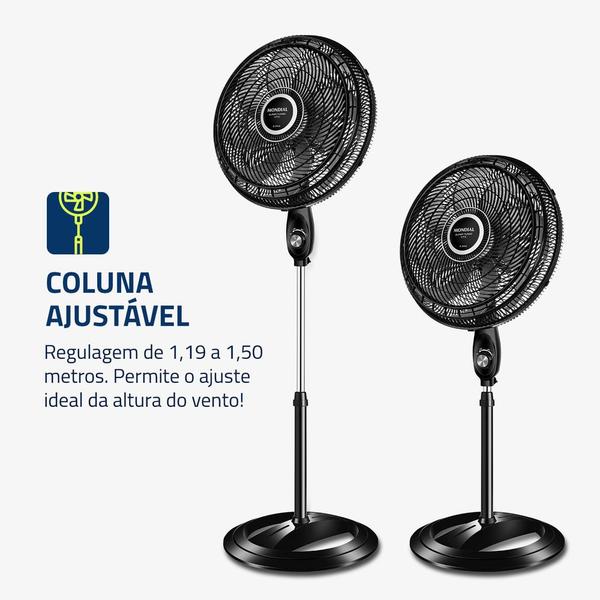 Imagem de Ventilador de Coluna Mondial Turbo com 8 Pás VTX-50C-8P