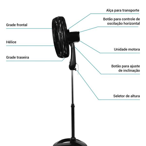 Imagem de Ventilador de Coluna Prime Air Maxx Force 6 160W AVTE450