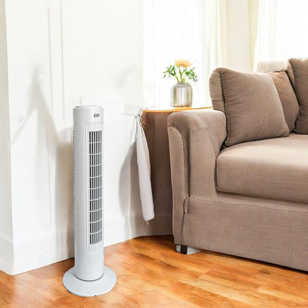 Imagem de Ventilador De Coluna Silencioso Climatização Ambientes Fresco Verão Circulador Potente Ar Casa Escritório 127v Torre