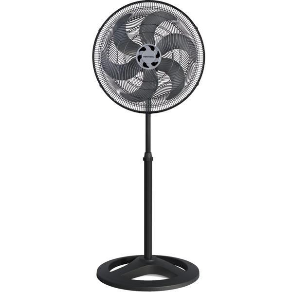 Ventilador De Coluna Ventisol Turbo 6 Pás 50cm 3 Velocidades Oscilante Preto