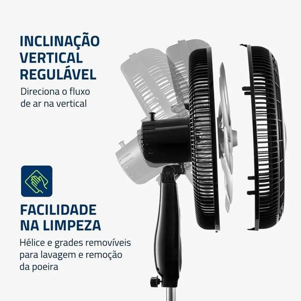 Imagem de Ventilador de Coluna VTX-40C-8P-CR 6 Pás Turbo 40cm 220V Mondial