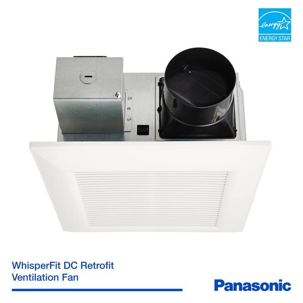 Imagem de Ventilador de exaustão Panasonic FV-0511VF1 WhisperFit DC 50-80-110 CFM