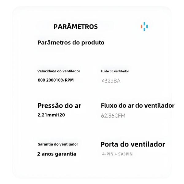 Imagem de Ventilador de Gabinete Leopard Prism 120mm ARGB - 5V 3Pin PWM - Efeito de Luz Espelhado