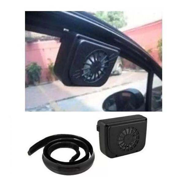 Imagem de Ventilador de janela de carro, ventilador de carro universal movido a energia solar para carro para caminhão para rv para suv